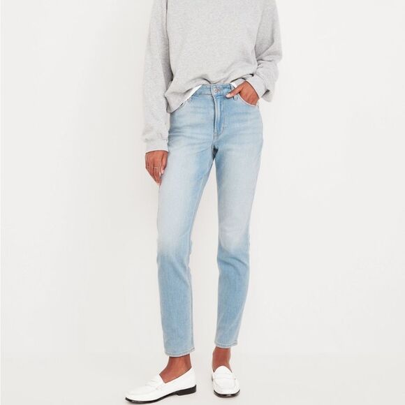 Light wash Skinny Straight Denim Jeans 6 - Picture 1 of 12